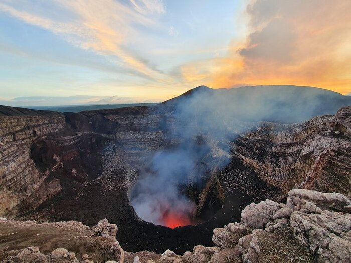 Krater des Vulkan Masaya