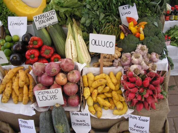 Gemüse auf de Markt