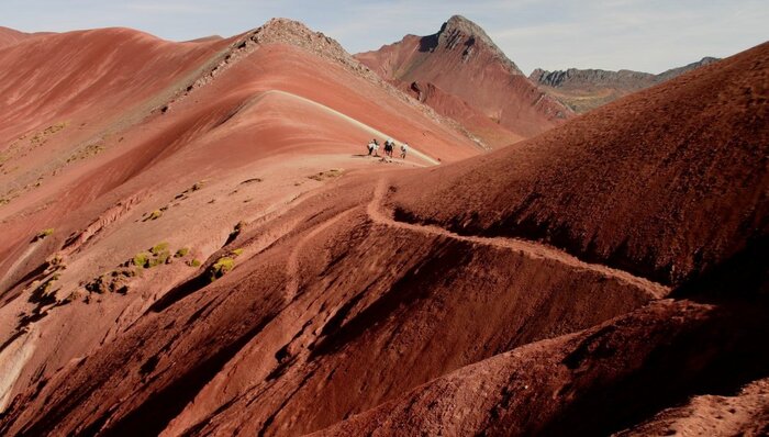 Landschaft in Peru mit Trail (Andean Lodges)